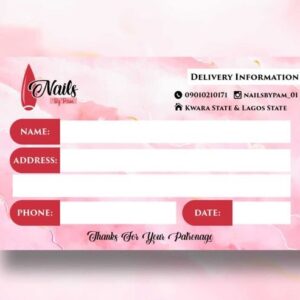 Custom Delivery Stickers (10 Pcs)