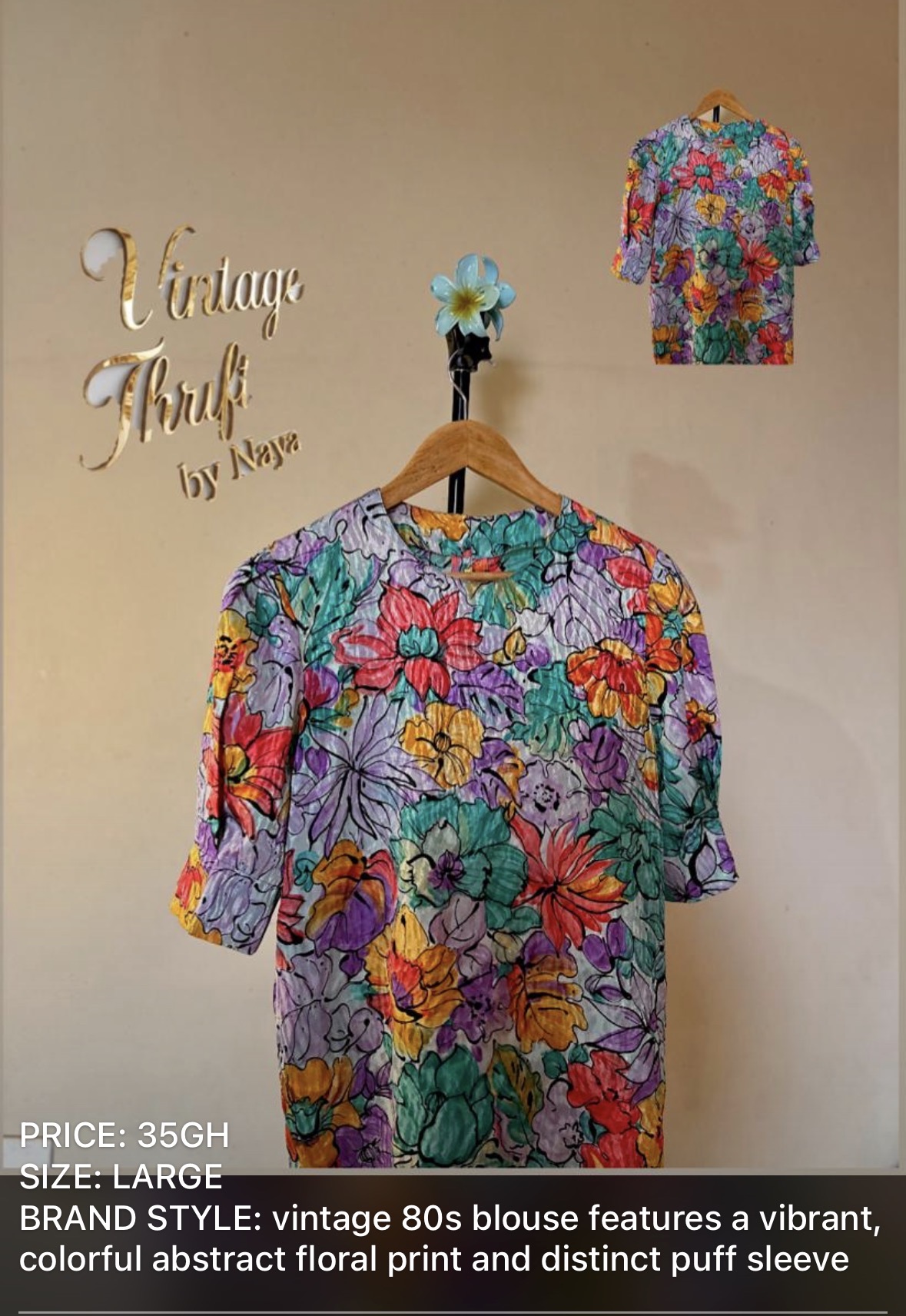 Vintage Thrift Tops